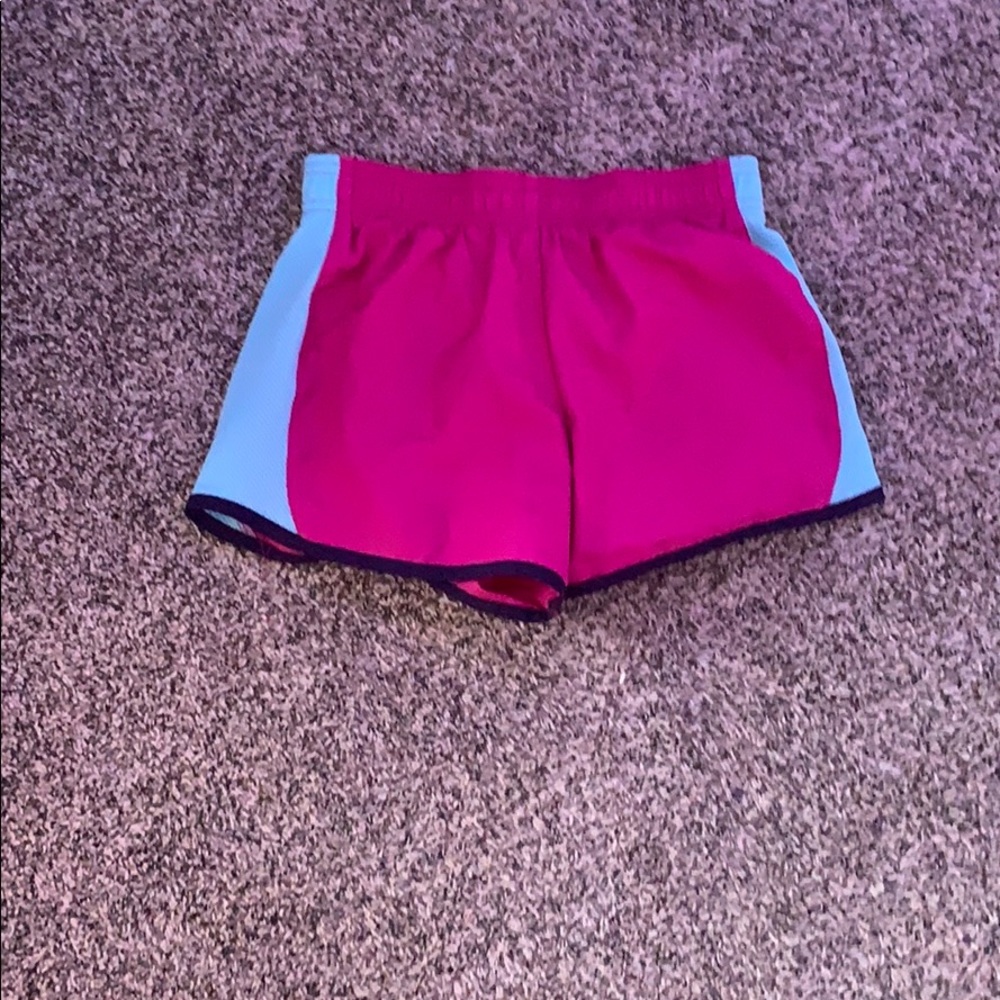 Purple sport shorts